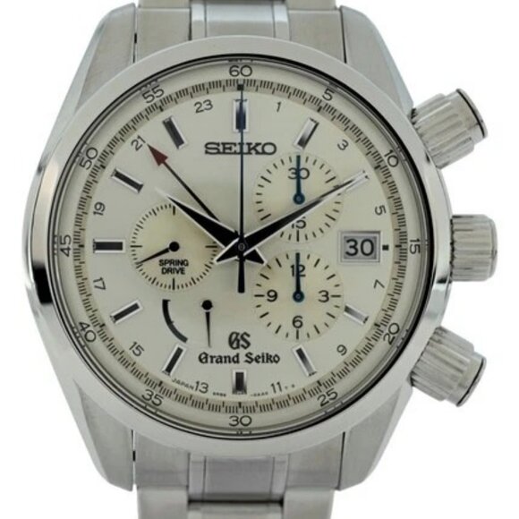 Grand Seiko 43mm Men\'s Spring Drive Chronograph Silver Watch SBGC001 (9R86-0AA0) main image 8